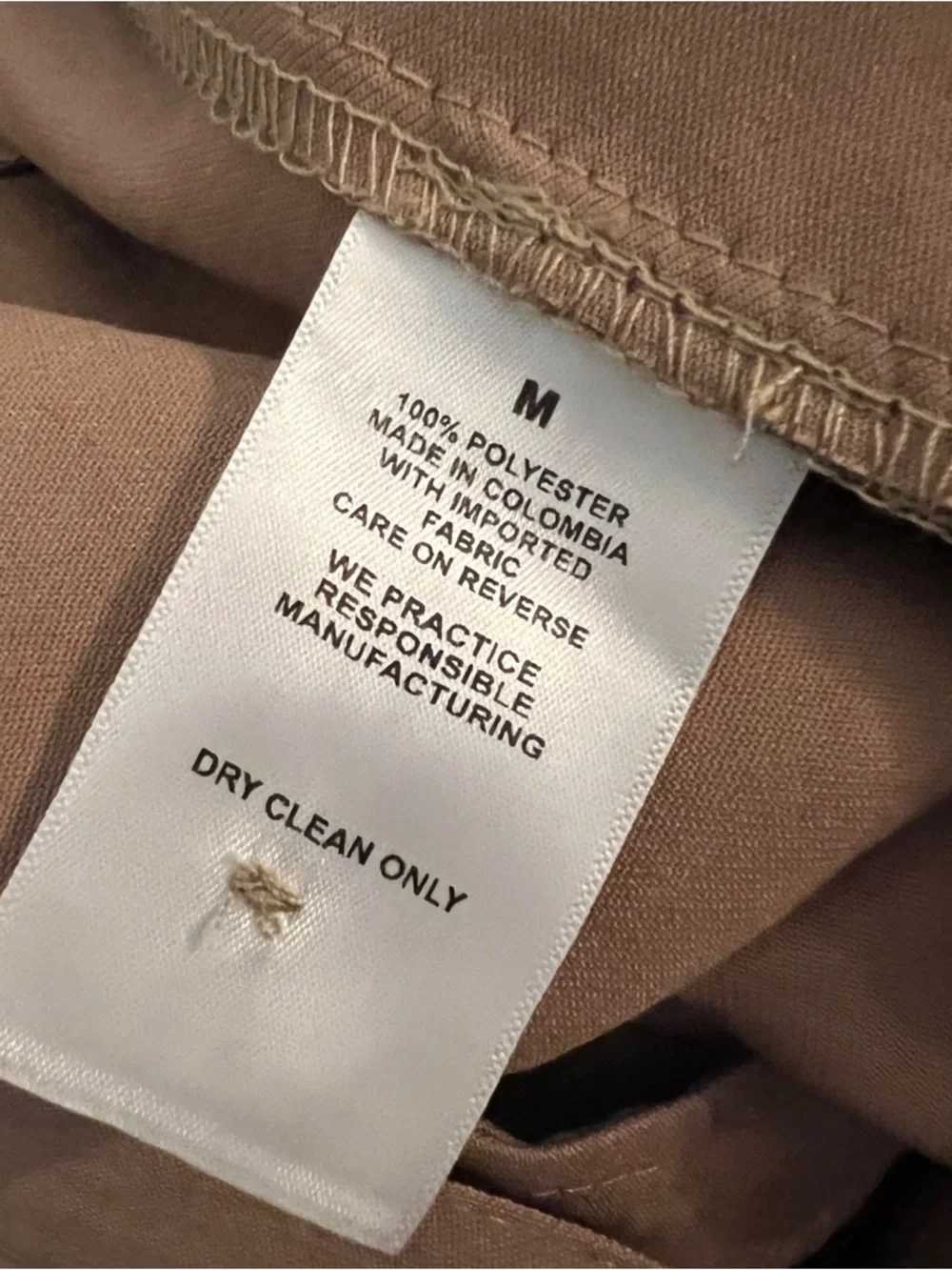 NONCHALANT Fabi Pant Wide Leg High Waist Camel Women’s Medium NEW - Picture 6 of 15